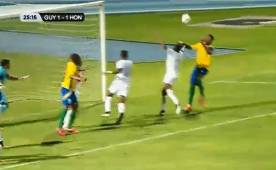 La selección de Honduras recibió un duro revés este miércoles en Guayana.