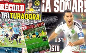 Estos son las principales portada de los diarios mexicanos tras ganarle a Uruguay.