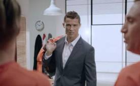 Imagen del anuncio que ha realizado Cristiano y que desató la polémica.