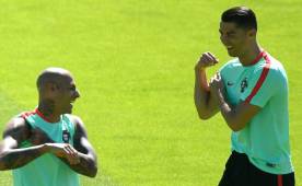 Cristiano Ronaldo se considera fuerte para dar la pelea en la final. Foto AFP.