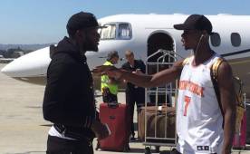 Romelu Menama Lukaku junto a Pogba en uno de los encuentros en Estados Unidos.