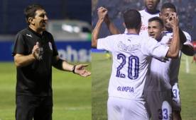 El entrenador del Olimpia de Honduras, Héctor Vargas, confía en hacerle un buen partido al Pachuca el martes por la Champions de Concacaf. Fotos Ronald Aceituno