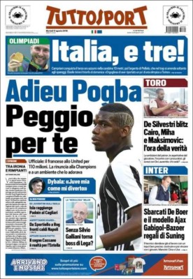 PORTADAS: Lo que el mundo amaneció diciendo este martes 09 de agosto