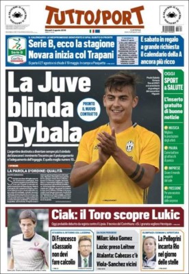 Las portadas deportivas más importantes en el mundo de este jueves 04 de agosto