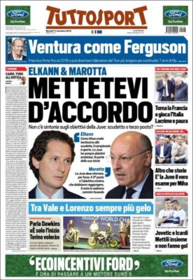 Las mejores portadas de este martes futbolero 17 de noviembre de 2015