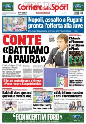 Las mejores portadas de este martes futbolero 17 de noviembre de 2015