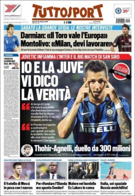 Las portadas de los diarios deportivos en el mundo