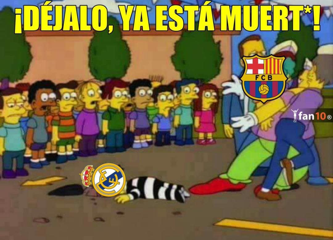 ¡El Barcelona de Xavi recetó paliza en el Clásico y los memes destrozaron al Real Madrid!