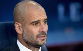 Pep Guardiola quedó perplejo ante los goles de Messi.