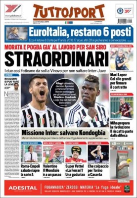 Las portadas del mundo deportivo más importantes