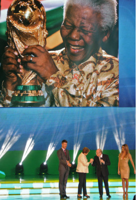 Imágenes del sorteo de la Copa Mundial Brasil 2014.