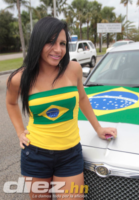 Ambiente de los hondureños en el Sun Life de Miami.