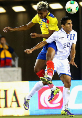 Las imágenes Honduras vs Ecuador.