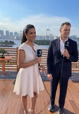 Ana Jurka, la presentadora hondureña que deslumbra en los Juegos Olímpicos de Tokio 2021