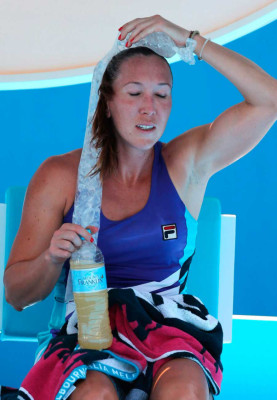 El calor hace desfallecer a los tenistas en el Open de Australia