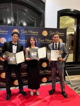 COH celebra la primera Gala Olímpica 2025 para reconocer a los mejores atletas hondureños. FOTO: Marcos Roque