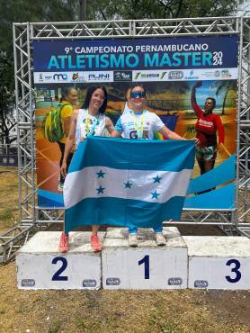 Andrea Hernández, la atleta hondureña que se baña con triple oro en Brasil