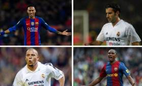 Neymar está en la mira del Real Madrid y se sumaría a la lista de futbolistas que han generado amor y odio por vestir la camiseta de los dos equipos más grandes de España y Europa.