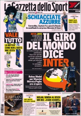 Las portadas de los diarios deportivos en el mundo