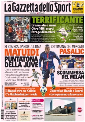 Portadas de los diarios deportivos en el mundo este jueves 25 de agosto