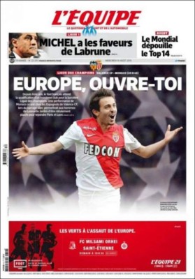 Principales portadas de los diarios deportivos del mundo