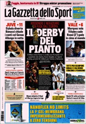 Messi el gran protagonista de las portadas de los diarios deportivos en el mundo.