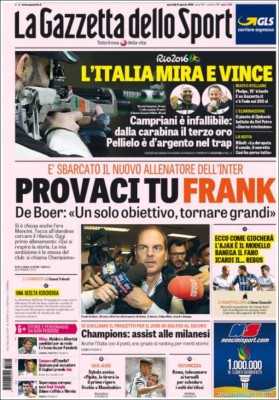 PORTADAS: Lo que el mundo amaneció diciendo este martes 09 de agosto