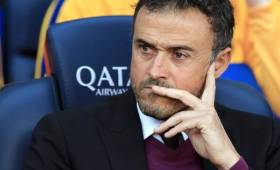 Luis Enrique durante el duelo de este sábado ante Deportivo de la Coruña.