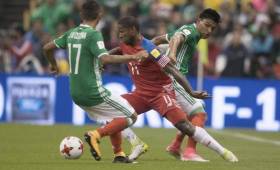 La selección de Panamá luchó en el estadio Azteca pero no logró salir con vida ante México. (Foto: Telvisa Deportes)