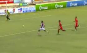 Jerry Bengston marcó la segunda anotación del Deportivo Saprissa en el caribe de Costa Rica. (Foto y video: Teletica)