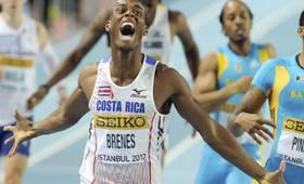 El atleta costarricense Nery Brenes, sigue destacando en el mundial de esta categoría.