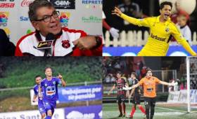 Los principales protagonistas del mercado de fichajes del fútbol tico.