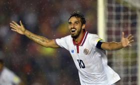 Bryan Ruiz marcó la segunda anotación de Costa Rica ante Rusia.