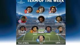 Alexis Sánchez, Lionel Messi y Antoine Griezmann son los atacantes en este nuevo equipo que ha formado la UEFA.