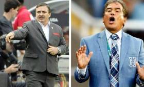 Oscar Ramírez y Jorge Luis Pinto sacarán chispas este martes en el estadio Francisco Morazán cuando Costa Rica y Honduras choquen por la hexagonal de Concacaf.