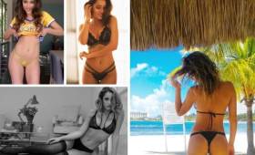 La guapa modelo mexicana Key Caputo es aficionada al Tigres.