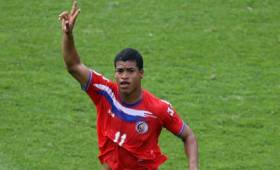 Ronald Gómez celebra el gol conseguido ante Polonia en la fase de grupos del mundial de Alemania 2006.