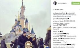 La esposa de Keylor Navas publicó en sus redes la imagen donde se ven compartiendo en Disneyland París.