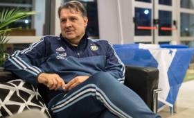 Gerardo Martino atendió en exclusiva a DIEZ en las oficinas de la AFA. FOTO Gabi Salomone.