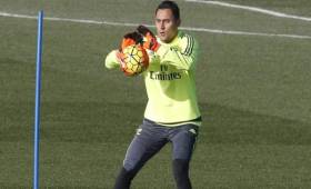 Keylor Navas entrena a tope todos los días en la ciudad deportiva Valdebebas.