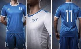 La selección de El Salvador presentó los nuevos uniformes que utilizarán en la Copa Oro. (Fotos: El Gráfico).