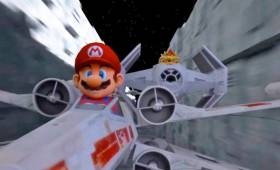 Mario Bros y Bowser en una persecución emocionante.