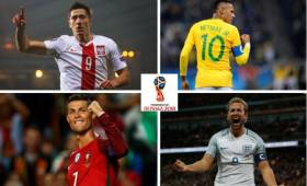 La lucha por el goleo promete ser dura en el mundial Rusia 2018. Los máximos goleadores del mundo estarán peleando por acumular la mayor cantidad de celebraciones.