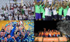 Los principales campeones del fútbol centroamericano festejaron por todo lo alto.