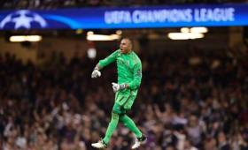 Keylor Navas festejó a más no poder la consecución de su segunda Champions League. (Cortesía)