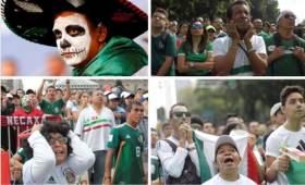 México quedó fuera del mundial a manos de Brasil. Y el dolor en la afición fue evidente.