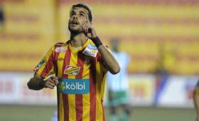 Yendrick Ruiz anotó el segundo gol del Herediano en la victoria ante la Universidad de Costa Rica. (Foto: Nación)