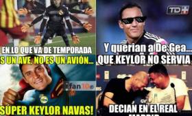 Keylor Navas tuvo una gran actuación con el Real Madrid que provocó gran cantidad de memes en redes sociales.