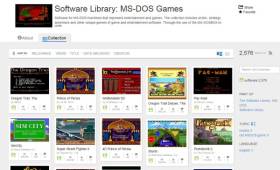 El archivo de internet en la sección de software ha puesto a disposición de todo el mundo más de 2,000 juegos de MS-DOS.