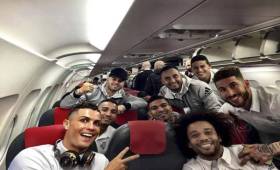 Futbolistas del Real Madrid viajaron para el juego ante el Málaga. (Foto: Keylor Navas)
